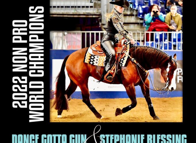 DANCE GOTTA GUN & Stephanie Blessing | newest 2022 NRHA Non Pro World Champions